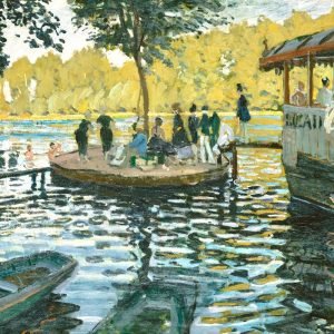 La Grenouillere Claude Monet Poster and Canvas Art Print