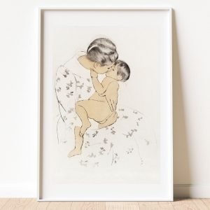 Mother's Kiss by Mary Cassatt Print