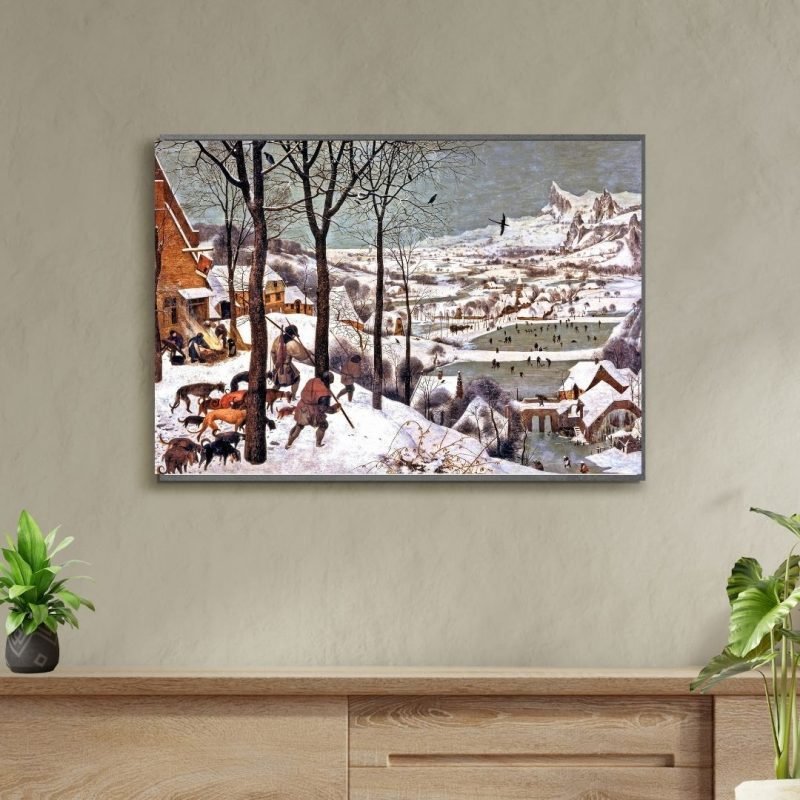 The Hunters in the Snow Pieter Bruegel - Image 2