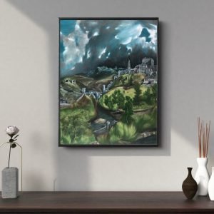 View of Toledo El Greco canvas print