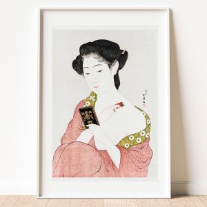 Woman Applying Powder Goyo Hashiguchi print