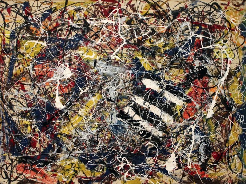 Number 17A Jackson Pollock posters and canvas prints