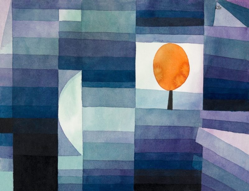 The Harbinger of Autumn Paul Klee poster and canvas wall art