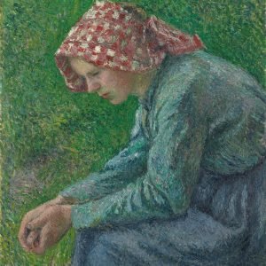A Seated Peasant Woman Camille Pissarro