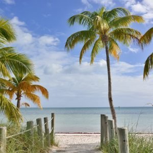 Smathers Beach Picture Print Key West Florida