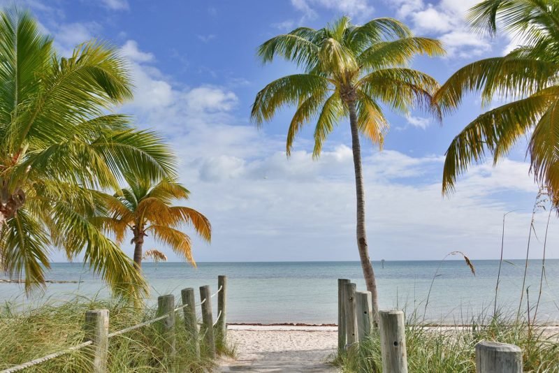 Smathers Beach Picture Print Key West Florida