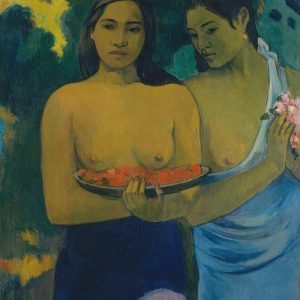 Two Tahitian Women Paul Gauguin